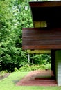 Frank Lloyd Wright cantilever balcony design Royalty Free Stock Photo